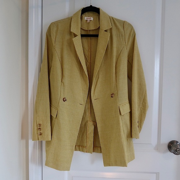 Striped Double Breasted Blazer - Picture 1 of 7